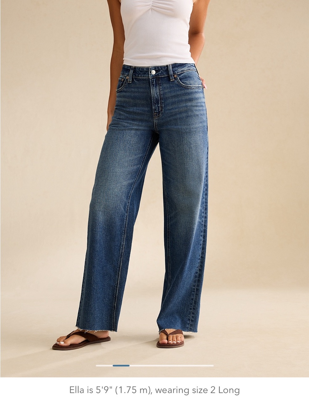 AE Dreamy Drape Super High-Waisted Baggy Wide-Leg Jean